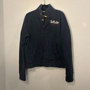 💙🖤 HOLLISTER Navy Mock Neck Sweater | Unisex Large 🖤💙